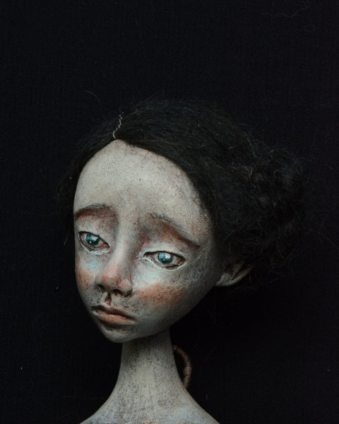 VERDANT BREATH by artist Gioconda Pieracci of Pupillae Art Dolls