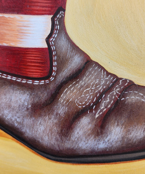 22 LA BOTA (The Boot) by artist Miriam Martinez