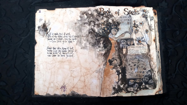 BOOK OF SPELLS by artist Patricia Krebs