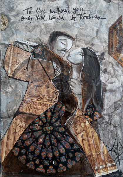 GOMEZ and MORTICIA by artist Patricia Krebs