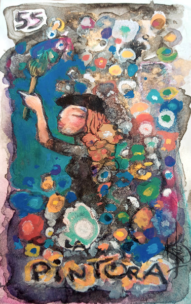 55 EL PINTOR (The Painter) by artist Patricia Krebs