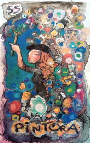 55 EL PINTOR (The Painter) by artist Patricia Krebs