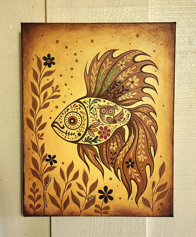 50 EL PESCADO (The Fish) by artist Miriam Martinez