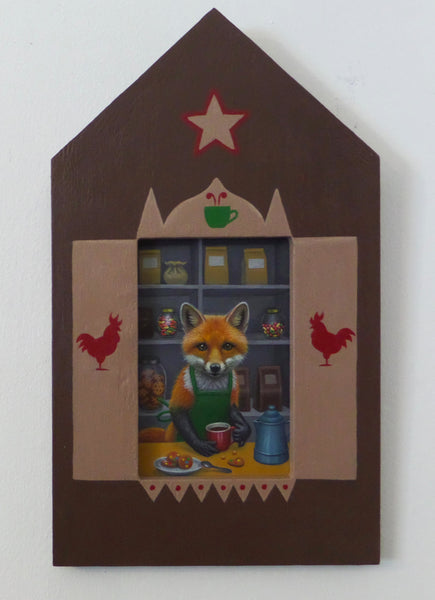 FOXY'S COFFEE HOUSE by artist Olga Ponomarenko