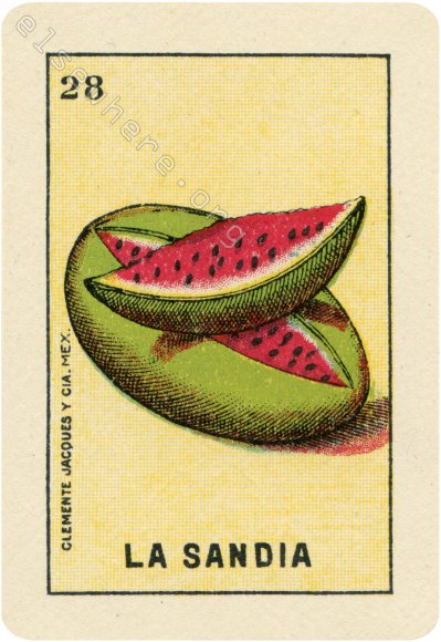 28 LA SANDIA (The Watermelon) by artist Miriam Martínez