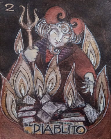 2 EL DIABLITO I (The Devil) by artist Patricia Krebs