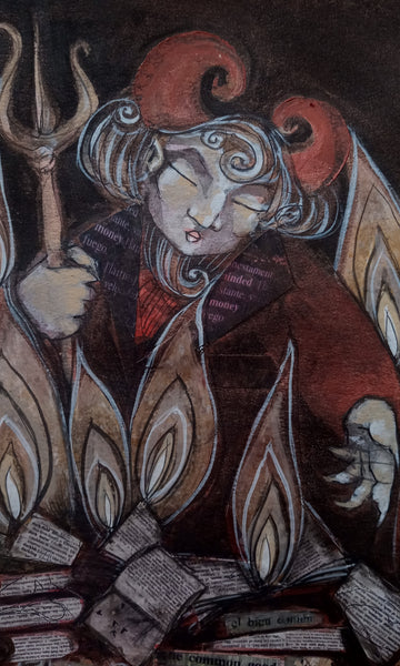 2 EL DIABLITO I (The Devil) by artist Patricia Krebs