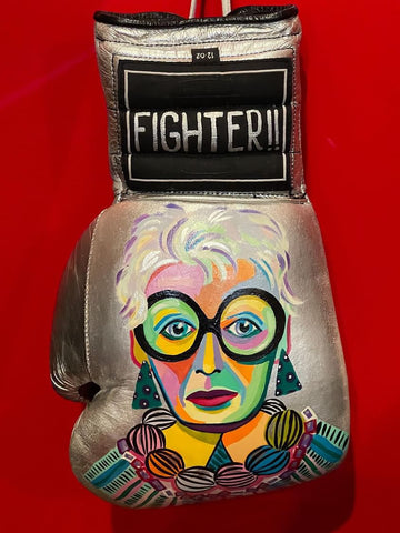 FIGHTER! (Portrait of Iris Apfel) by artist Eden Folwell