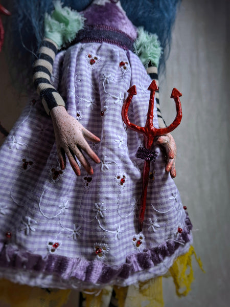 2 LA DIABLITA (The Devil) by artist Ioanna Tsouka of Anima ex Manus Art Dolls