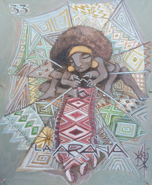 33 LA ARAÑA (The Spider) by artist Patricia Krebs