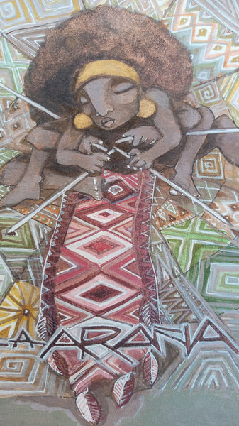 33 LA ARAÑA (The Spider) by artist Patricia Krebs