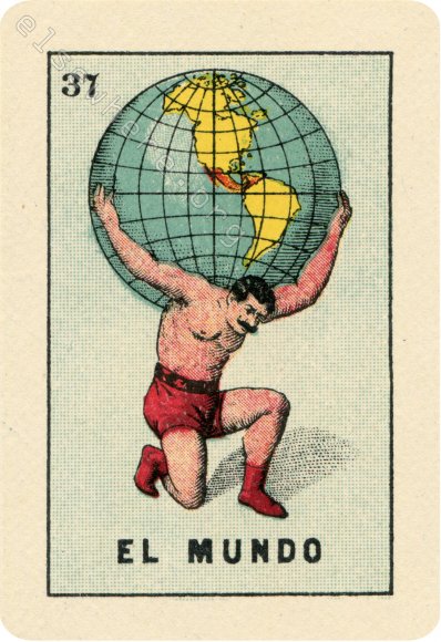 37 EL MUNDO (The World) by artist Lalo Alcaráz