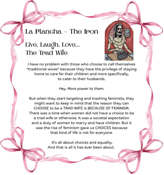 87 LA PLANCHA (The Iron) by artist Pamela Enríquez-Courts