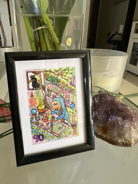90 LA BRUJA (The Witch) by artist Brenda Paola Gómez