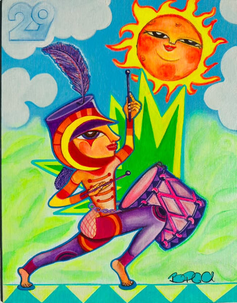 29 EL TAMBOR by artist Brenda Paola Gómez