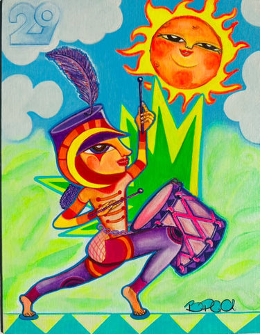 29 EL TAMBOR by artist Brenda Paola Gómez