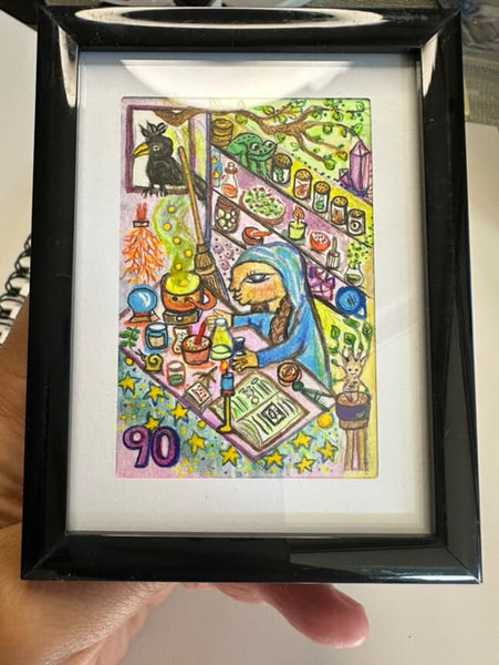 90 LA BRUJA (The Witch) by artist Brenda Paola Gómez