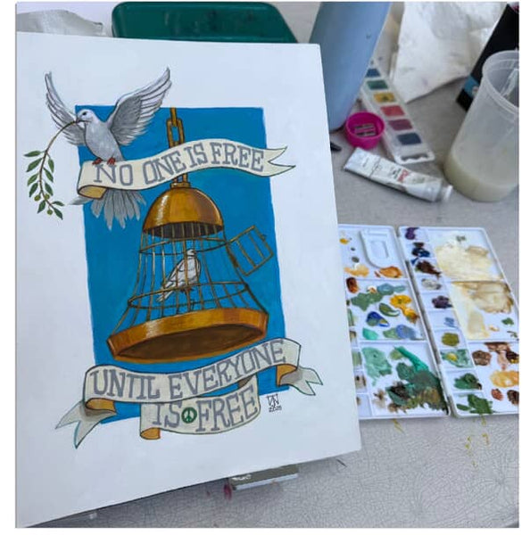 43 LA CAMPANA (The Bell/Let Freedom Ring) by artist Nichol Norman