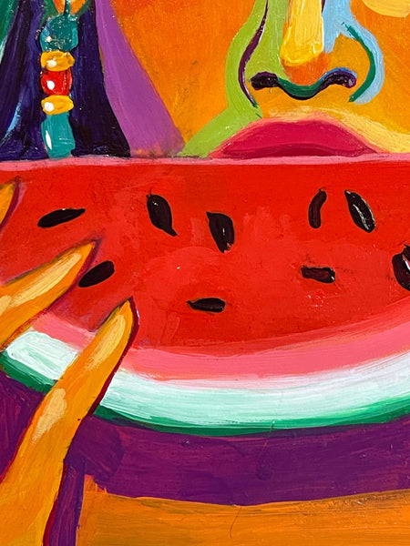 28 LA SANDIA (The Watermelon/Azúcar de Sandía) by artist Eden Folwell