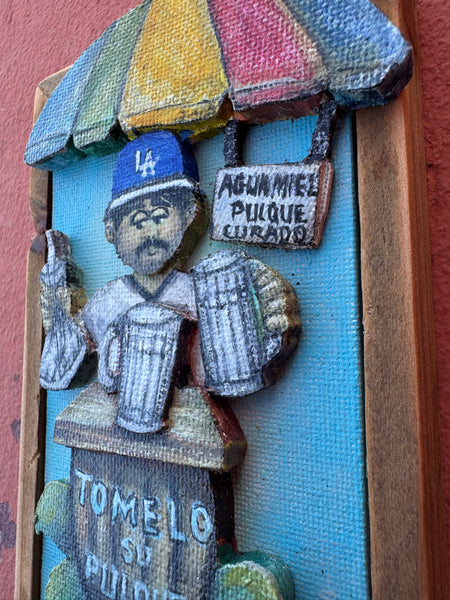 61 EL TLACHIQUERO (The Agave Harvester) by artist Wbaldo Muñoz-Alcalá