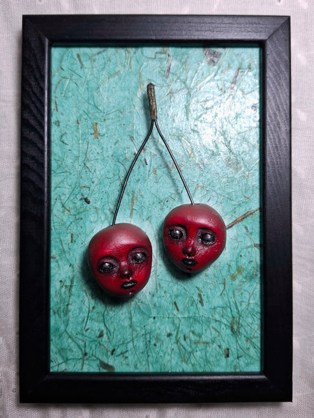 59 LAS CEREZAS (The Cherries) by artist Ioanna Tsouka of Anima ex Manus Art Dolls