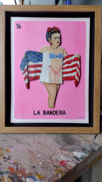 16 LA BANDERA (The Flag) by artist Wbaldo Muñoz