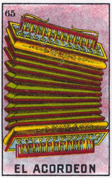 65 EL ACORDEÓN (The Accordion) by artist Gioconda Pieracci of Pupillae Art Dolls