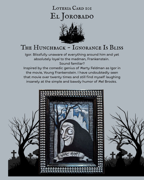 101 EL JOROBADO (The Hunchback) by artist Pamela Enríquez-Courts