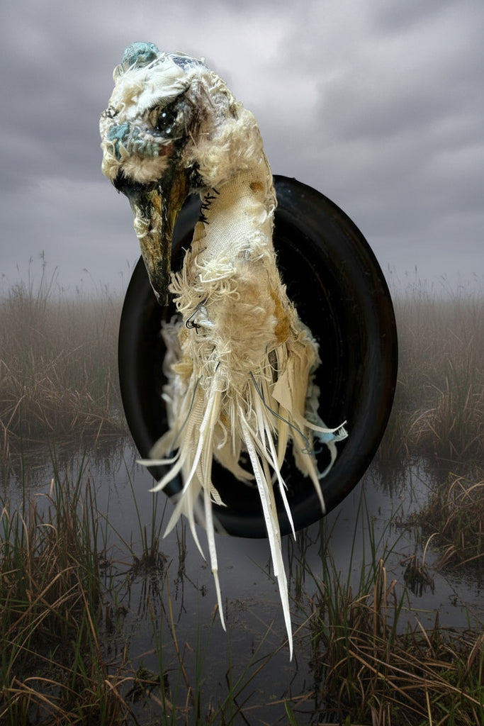 19 LA GARZA (The Heron) by artist Ilaria Vestri of Disfairy