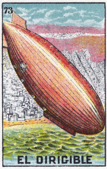 73 EL DIRIGIBLE (The Zeppelin) / Ethel’s Stairway to Heaven by artist Athanasia Nancy Koutsouflakis