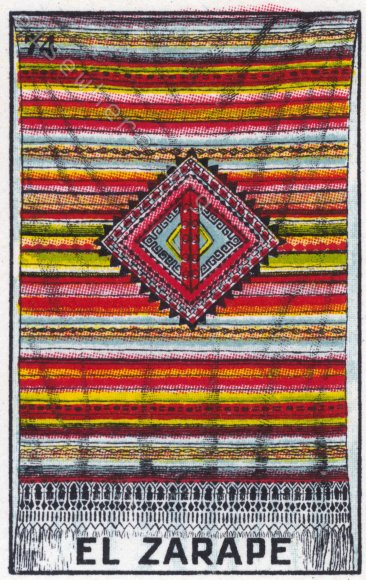 74 EL ZARAPE (The Blanket-like Shawl) by artist Patricia Krebs