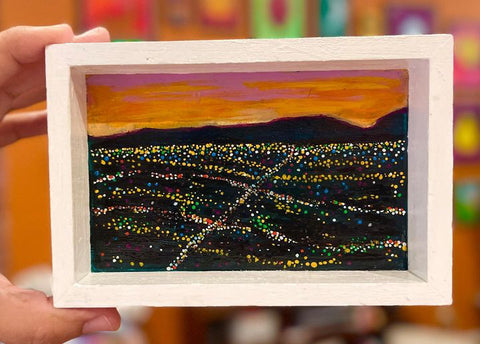 THE VALLEY AT NIGHT by artist Eden Folwell