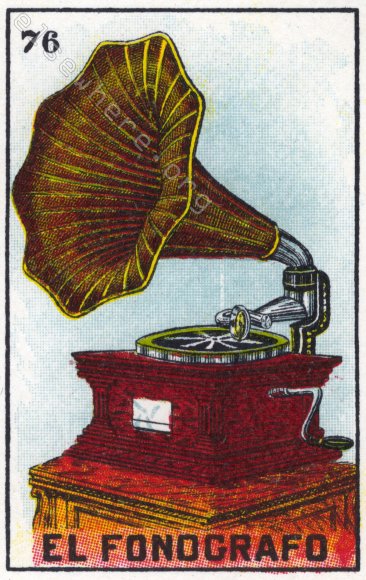 76 EL FONOGRAFO (The Phonograph) by artist Bob Doucette
