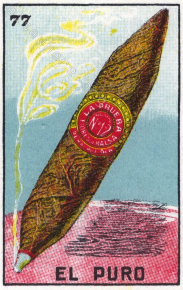77 EL PURO (The Cigar) by artist Bob Doucette