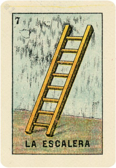 7 LA ESCALERA (The Ladder) / Peeping Tom by artist Valerie Savarie