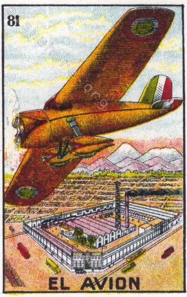 81 EL AVION (The Airplane) by artist Andrea Bogdan