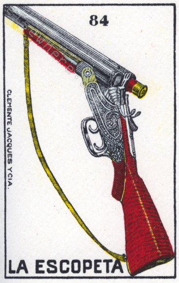 84 LA ESCOPETA (The Shotgun) by artist Patricia Krebs