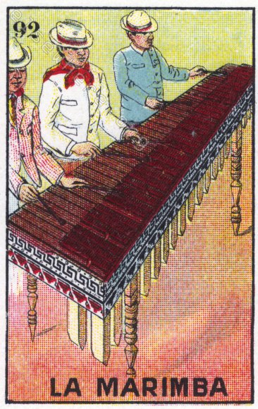 92 LA MARIMBA (The Xylophone) by artist Lacey Bryant