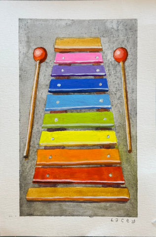 92 LA MARIMBA (The Xylophone) by artist Lacey Bryant