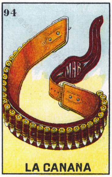 94 LA CANANA (The Cartridge Belt) by artist Gabriela Zapata
