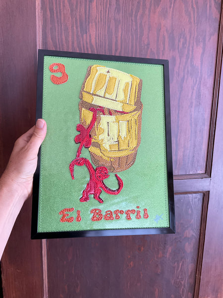 9 EL BARRIL (The Barrel) by artist Lori Herbst