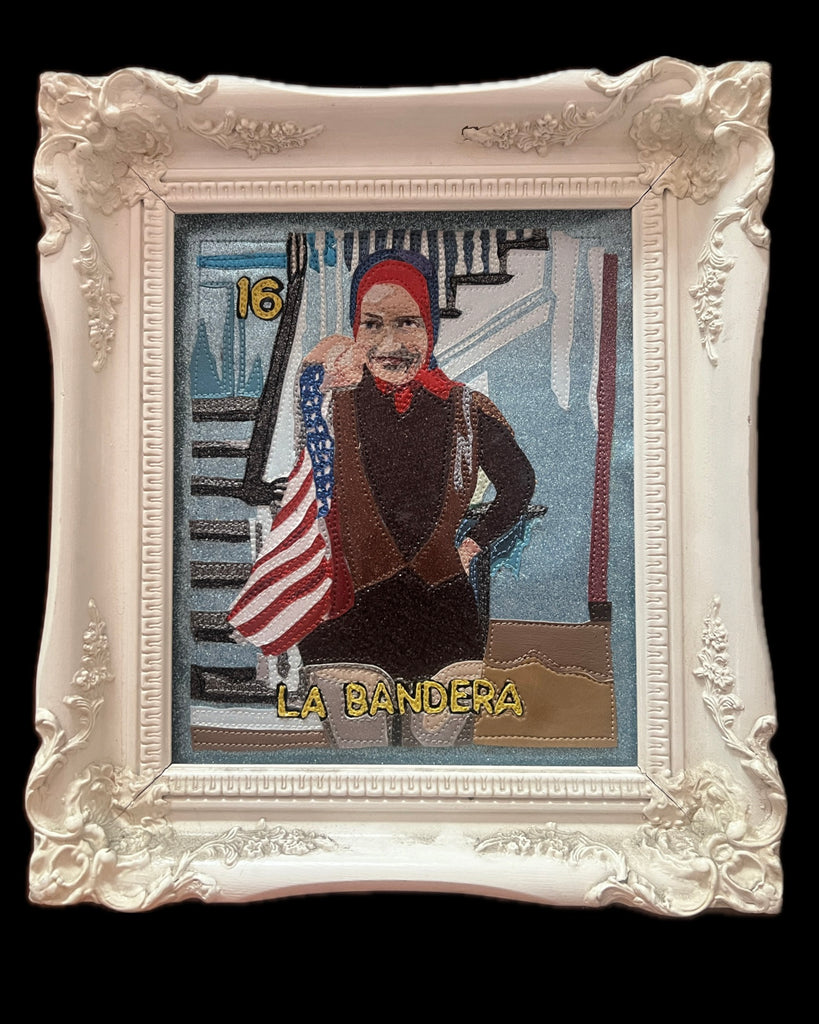 16 LA BANDERA (The Flag) / Edie's Flag by artist Lori Herbst