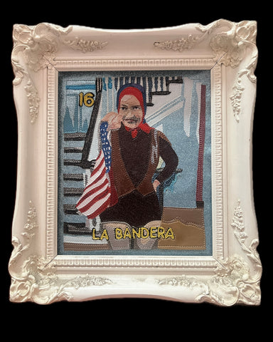 16 LA BANDERA (The Flag) / Edie's Flag by artist Lori Herbst