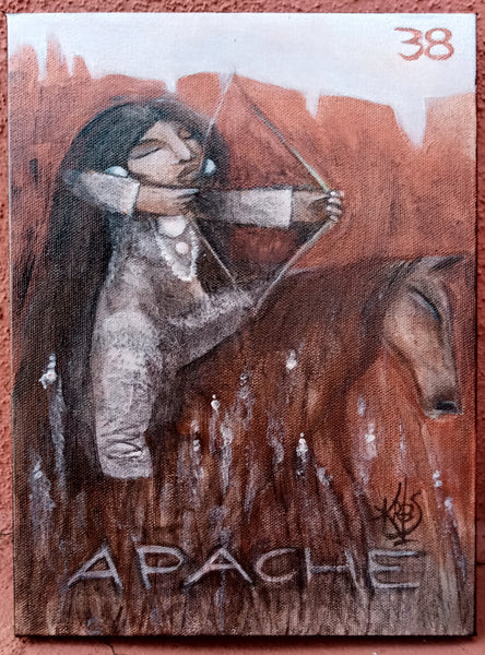 38 EL APACHE (The Apache) by artist Patricia Krebs