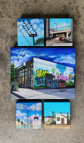 CALIFORNIA SERIES 1 (birds) by artist Miriam Martínez