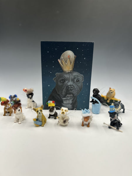 A PARTRIDGE IN A PEAR TREE ornament by artist Nicole Bruckman