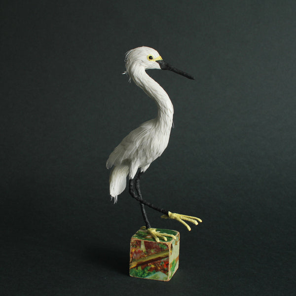 19 LA GARZA (The Heron) / Blanche by artist Alexandra Lukaschewitz