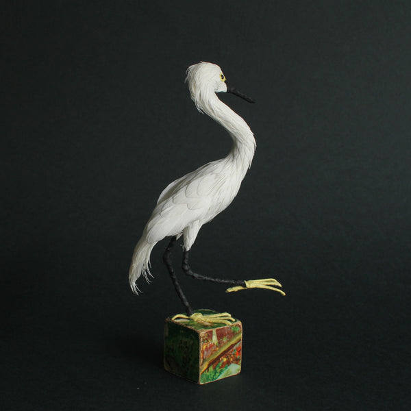 19 LA GARZA (The Heron) / Blanche by artist Alexandra Lukaschewitz