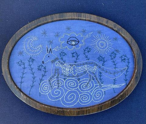 BLUES TRAVELER by artist Mavis Leahy