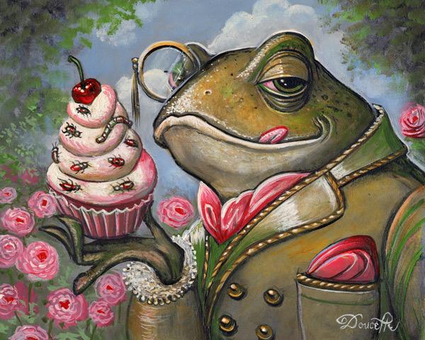 BUG CAKE DELIGHT by artist Bob Doucette